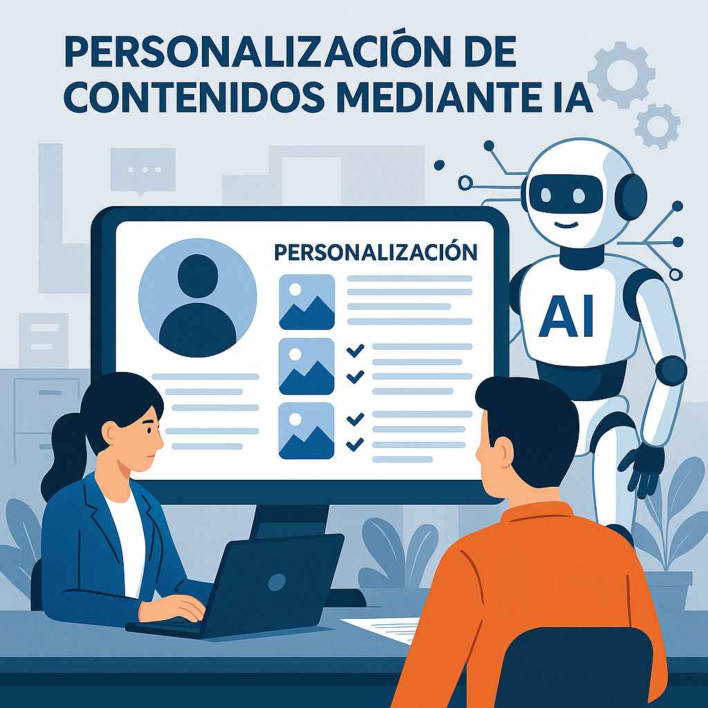 Personalización de contenidos mediante IA: cómo mejorar el impacto comunicativo