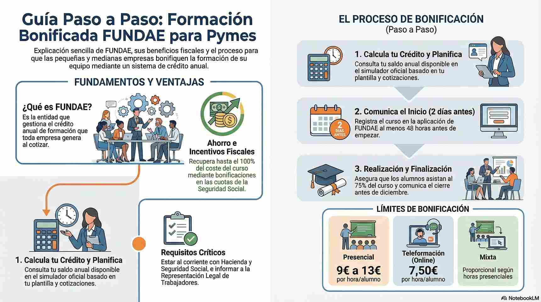 Formación bonificada FUNDAE: guía estratégica para empresas